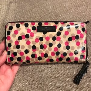 Kate Spade polka dot wallet